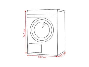 Koenic KWM8156AINV - Wasmachine 8kg 1400t -, Witgoed en Apparatuur, Wasmachines, Verzenden, Zo goed als nieuw