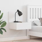 vidaXL Nachtkastje 2 pcs Wit 42 x 32,5 x 40 cm Massief, Minder dan 45 cm, Verzenden, Nieuw, Minder dan 55 cm