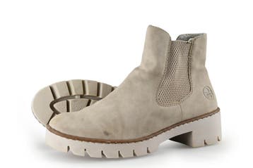 Rieker Chelsea boots in maat 40 Beige, Kleding | Dames, Schoenen, Verzenden, Beige, Overige typen, Zo goed als nieuw