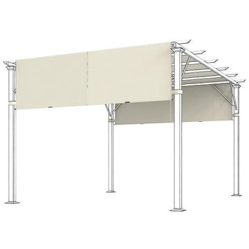 Vervangend Dak Voor Pergola Met UV-bescherming, Zonnescherm, Verzenden