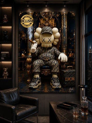 JZL - [XL] KAWS LEGO King — Dior Oblique Edition, Nieuw