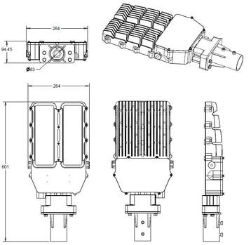 ATEX lantaarnpaal / lichtmast armatuur 200W 28000 Lumen...., Nieuw