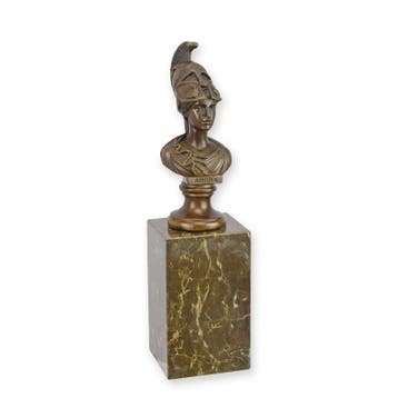 A BRONZE BUST OF ATHENA (Beeldjes - Decoratie, Interieur), Verzenden, Nieuw
