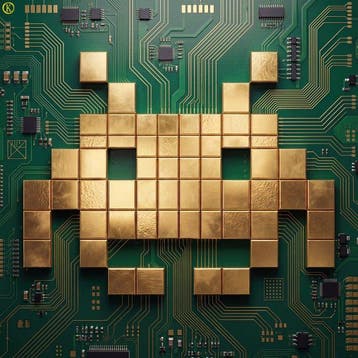 Kleury.art - [XL MATTE PAPER] Silicon Invader by, Nieuw