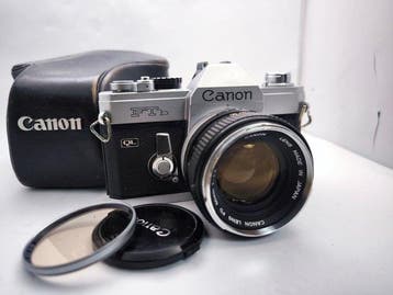 Canon FT b QL+ Canon FD 50mm/F1.4 Analoge camera, Nieuw