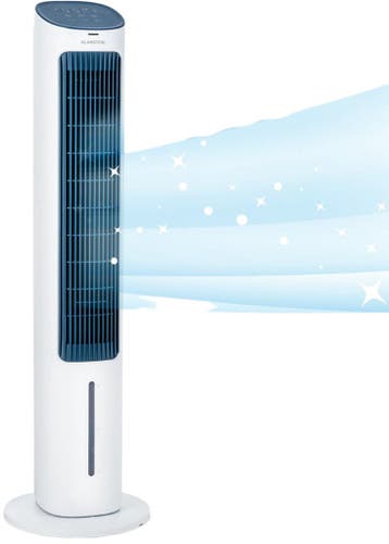 Mobiele Luchtkoeler 5-in-1 Aircooler Ventilator 100m³ Wit, Minder dan 60 m³, Refurbished, Ophalen of Verzenden, Afstandsbediening