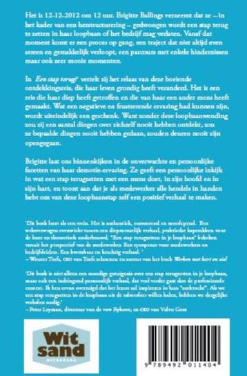 Een stap terug? Ik denk er niet aan! 9789492011404, Verzenden, Gelezen, Brigitte Ballings
