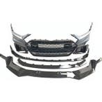 Voorbumper Audi A7 C8 4K8 2019-.. RS7 Look Zwart, Ophalen of Verzenden, Nieuw