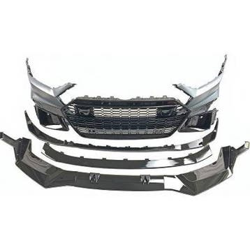Voorbumper Audi A7 C8 4K8 2019-.. RS7 Look Zwart, Ophalen of Verzenden, Nieuw
