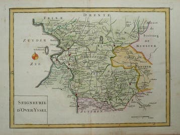 Nederland - Overijssel; G.L. Le Rouge - Seugneurie, Boeken, Atlassen en Landkaarten, Nieuw