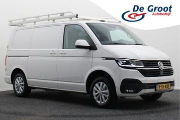 Volkswagen Transporter L1H1 | Financial Lease voor 440 p/mn, Automaat, Gebruikt, Overige carrosserieën, Wit