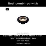 2dekans | Lucide SENSAS - Vloerlamp - 2xGU10 (ES111) - Zwart, Ophalen of Verzenden, Zo goed als nieuw