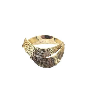 Vintage gouden fantasiebroche, Ophalen of Verzenden, Gebruikt, Goud, Goud