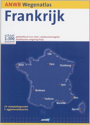 Anwb Wegenatlas Frankrijk 1:300.000, Verzenden, Gelezen