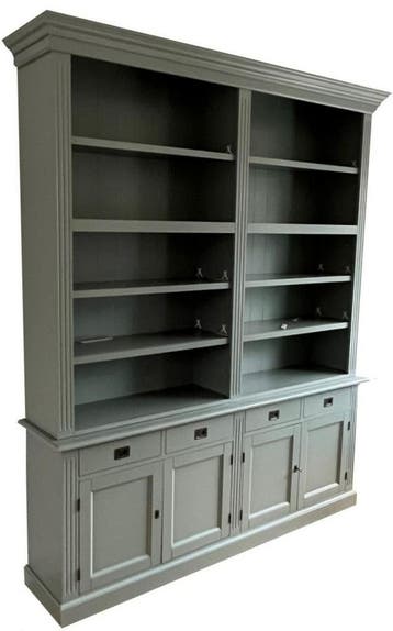 Boekenkast Engels groen Groessen 200 x 240cm, Ophalen of Verzenden, Nieuw