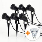 6-Stuks | LED Grond - Prikspot GU10 rond | Samara | IP65, Tuin en Terras, Buitenverlichting, Ophalen of Verzenden, Nieuw, Netvoeding