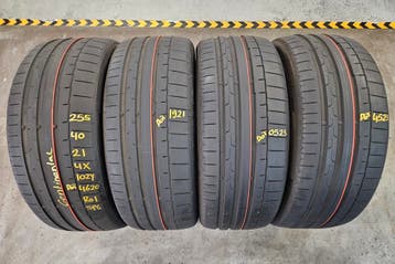 255/40/21 102Y RO1 CONTINENTAL  ZOMERBANDEN 6,8MM PROFIEL, Ophalen, Gebruikt, 255 mm, 21 inch