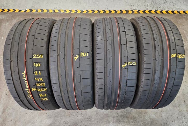 255/40/21 102Y RO1 CONTINENTAL  ZOMERBANDEN 6,8MM PROFIEL, Auto-onderdelen, Banden en Velgen, 21 inch, Erkend duurzaam, Zomerbanden