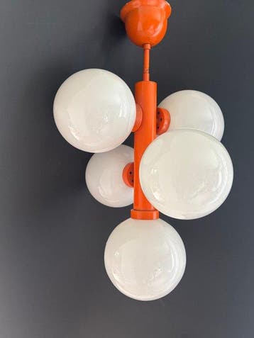 Massive - Plafondlamp - Opaline glas - Vering