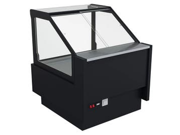 Rose koeltoonbank B95 x D118 x H125 cm - zwart, Nieuw in verpakking