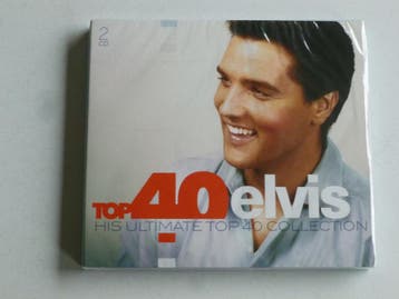 Elvis Presley - Top 40 / His Ultimate Top 40 Collection (2 C, Ophalen of Verzenden, Zo goed als nieuw
