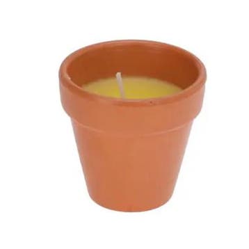 Citronella kaars | Gardalux | 3 stuks (Terracotta pot), Verzenden, Nieuw