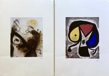 Joan Miro (1893-1983) - 2 litografias