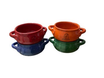 Mamma Ro - Schotel - Terracotta - 4 kleurrijkste kommen