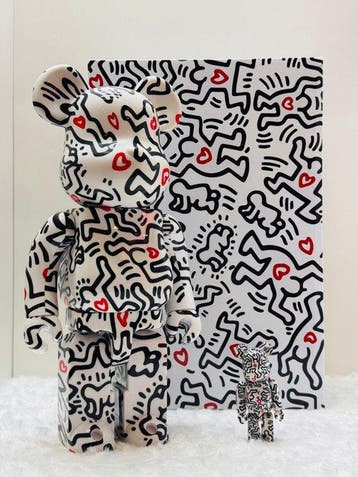 Keith Haring (1958-1990) - BE@RBRICK 400% & 100% Keith