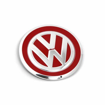 Volkswagen Up! naafkap - chroomglans/tornadorood, Auto diversen, Ophalen of Verzenden, Nieuw