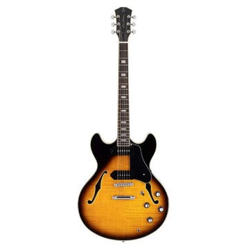 Sire H7V Semi-Hollow Elektrische Gitaar Vintage Sunburst, Ophalen of Verzenden, Nieuw