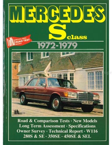 MERCEDES S-CLASS 1972 - 1979 (BROOKLANDS ROAD TEST BOOK), Boeken, Nieuw, Author