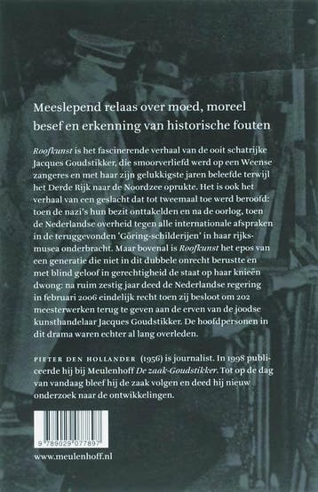 Roofkunst 9789029077897 P. den Hollander, Boeken, Verzenden, Zo goed als nieuw, P. den Hollander