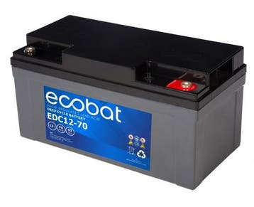 Ecobat AGM Deep Cycle accu | EDC12-70 | 12V 70Ah, Ophalen of Verzenden, Nieuw