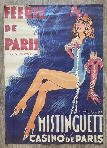 Laulaert - Mistinguett Casino de Paris Féerie de Paris, Antiek en Kunst