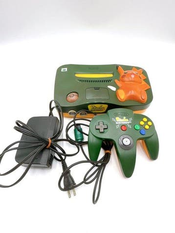 Nintendo - #1872 Nintendo 64 Pikachu Blue & Yellow Console, Nieuw