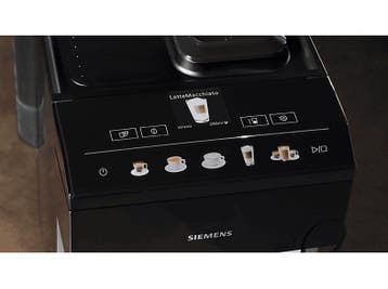 Siemens -  Eq.500 Volautomatische Espressomachine Zilver, Verzenden, Nieuw, Espresso apparaat, Afneembaar waterreservoir