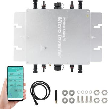 WiFi Micro-omvormer App Control | 30% Korting, Ophalen of Verzenden, Nieuw, Overige typen, 200 wattpiek of meer
