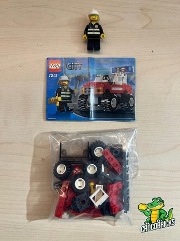 LEGO Fire Car 7241, Kinderen en Baby's, Zo goed als nieuw, Complete set, Lego, City