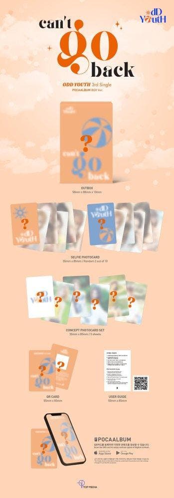 kpop merchandise - Odd Youth - Cant go back (accessoires), Verzenden, Zo goed als nieuw