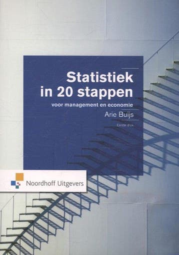 9789001814427 Statistiek in 20 stappen | Tweedehands, Verzenden, Zo goed als nieuw, Arie Buijs