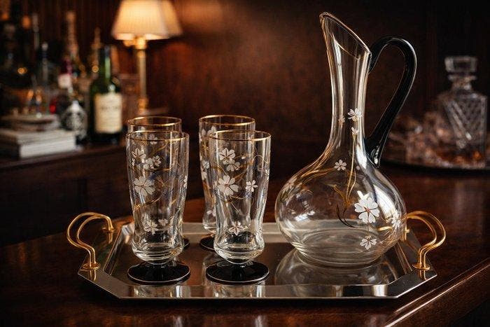 Decoratief ornament (6) - Europa - handgeschilderde, Antiek en Kunst, Curiosa en Brocante