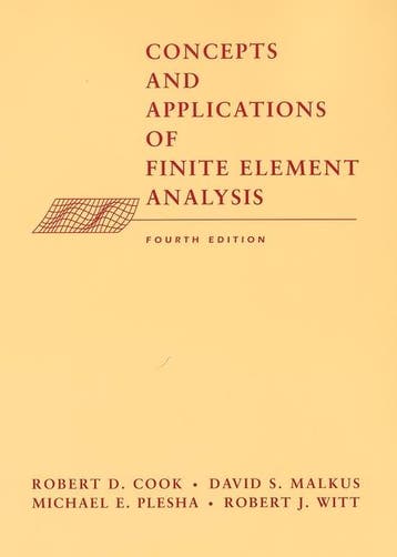 Concepts amp Applications Finite Element 9780471356059, Zo goed als nieuw