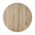 Houten salontafel - 4cm dik eiken - Rond, Huis en Inrichting, Tafels | Salontafels, Verzenden, Nieuw