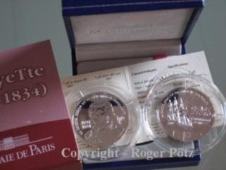 Frankreich 0,25 Euro 2007 La Fayette st begehrtes Schiffs..., Verzenden
