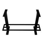 Stalen bartafel zwart 120 bij 60 cm en hoogte 105 cm  (8 x 8, Ophalen of Verzenden, Nieuw