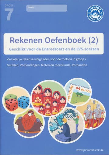 Junior Einstein Rekenen Oefenboek deel 2 groep 7 (per stuk), Verzenden, Nieuw
