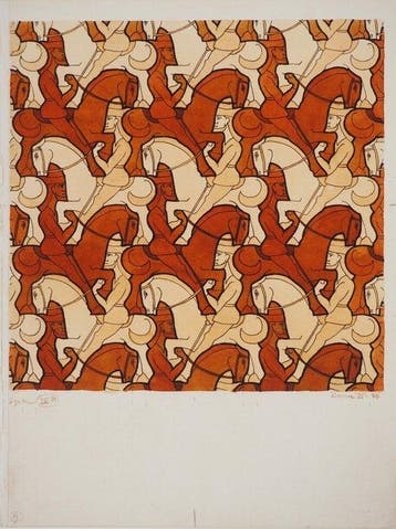 M.C. Escher (1898-1972) - Armée médiévale