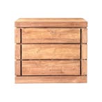 Modern dressoir met laden gerecycled teak -  100 cmDressoirs, Ophalen of Verzenden, Nieuw