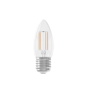 Led lamp E27 | Kaars | Calex (4.5W, 470lm, 2700K, Dimbaar), Verzenden, Nieuw